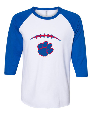 Hermitage Panthers Football #2 Women's Baseball T-Shirt