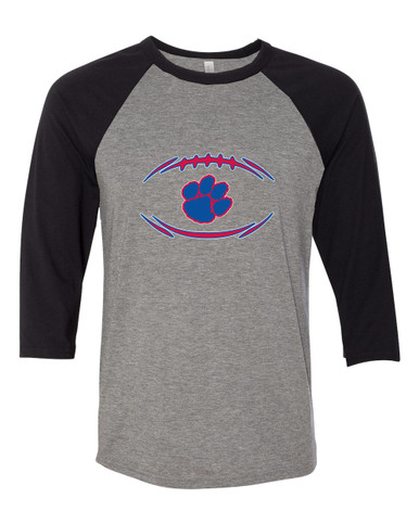 Hermitage Panthers Football #3 Men's Baseball T-Shirt