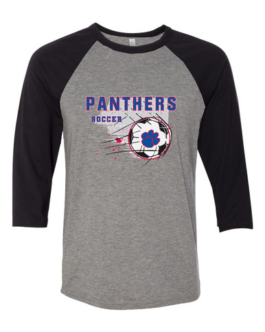 Hermitage Panthers Soccer #2 Women's Baseball T-Shirt