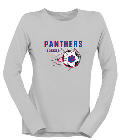 Hermitage Panthers Soccer #2 Women's LS T-Shirt