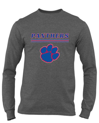 Hermitage Panthers Mascot #8 Men's LS T-Shirt