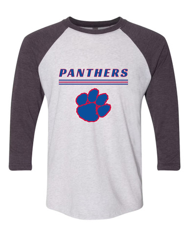 Hermitage Panthers Mascot #8 Men's Baseball T-Shirt