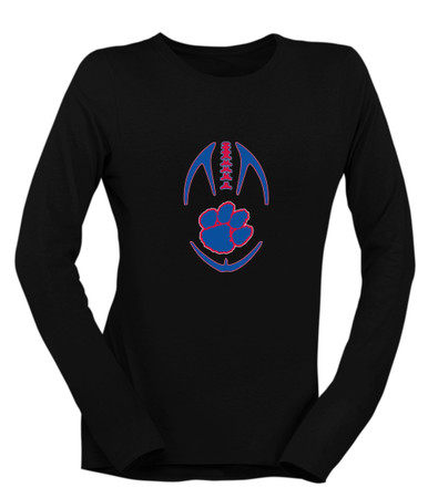 Hermitage Panthers Football #4 Women's Premium LS T-Shirt