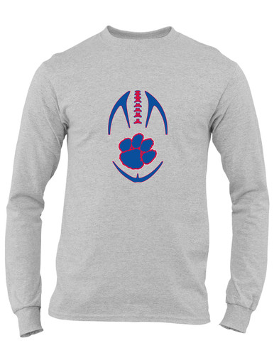 Hermitage Panthers Football #4 Men's LS T-Shirt