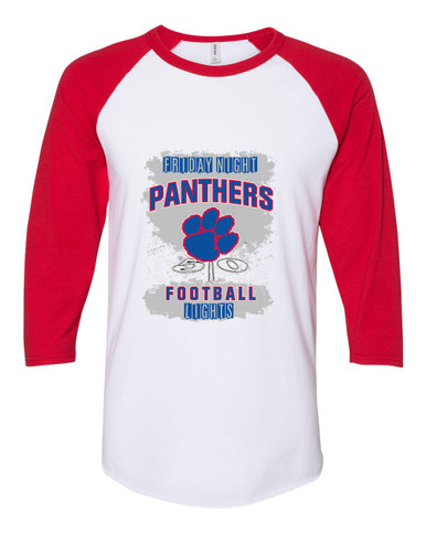 Hermitage Panthers Football #6 Men's Baseball T-Shirt