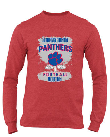 Hermitage Panthers Football #6 Men's Premium LS T-Shirt