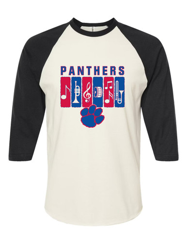 Hermitage Panthers Band # 2 Men's Baseball T-Shirt