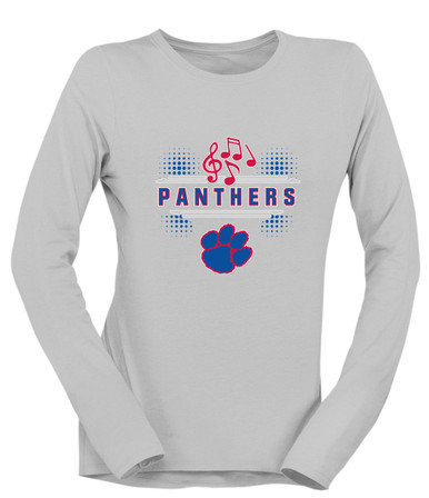 Hermitage Panthers Band # 3 Women's LS T-Shirt