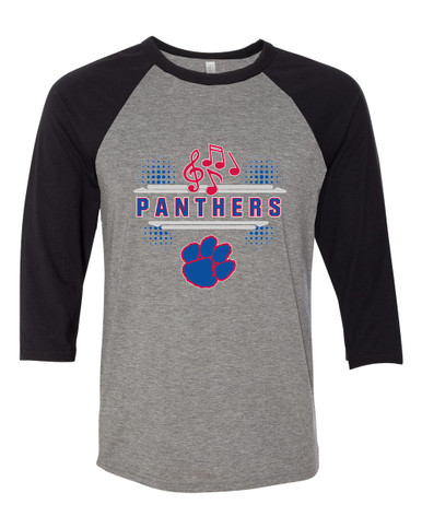 Hermitage Panthers Band # 3 Women's Baseball T-Shirt