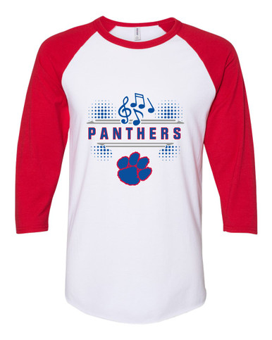 Hermitage Panthers Band # 3 Men's Baseball T-Shirt