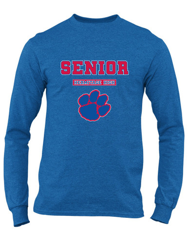 Hermitage Panthers Senior #2 Men's LS T-Shirt