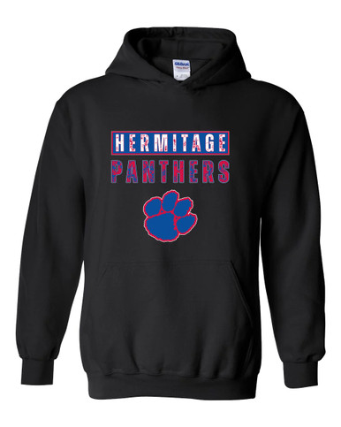 Hermitage Panthers Mascot #9 Men's Hoodie