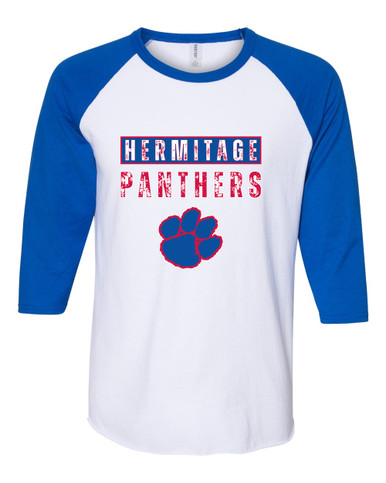 Hermitage Panthers Mascot #9 Women's Baseball T-Shirt