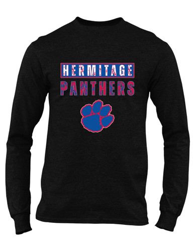 Hermitage Panthers Mascot #9 Men's Premium LS T-Shirt