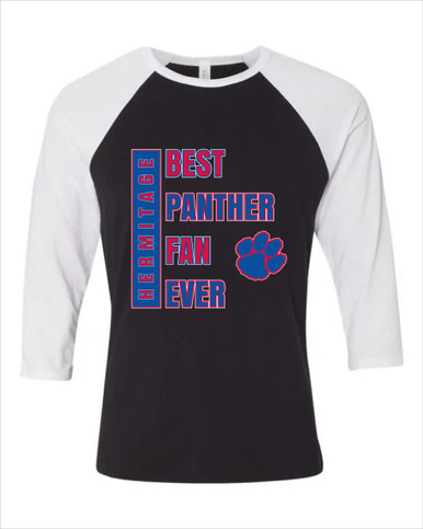 Hermitage Panthers Best Panther Fan Women's Baseball T-Shirt