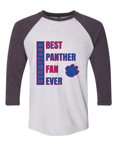 Hermitage Panthers Best Panther Fan Men's Baseball T-Shirt