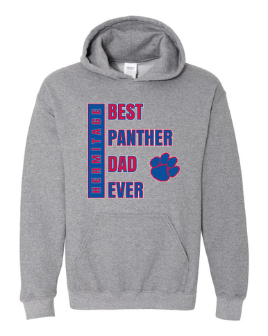 Hermitage Panthers Best Panther Dad Men's Hoodie