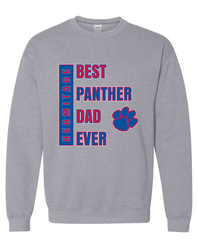 Hermitage Panthers Best Panther Dad Men's Sweatshirt
