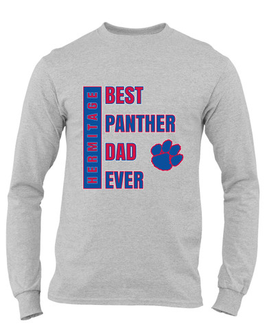 Hermitage Panthers Best Panther Dad Men's Premium LS T-Shirt