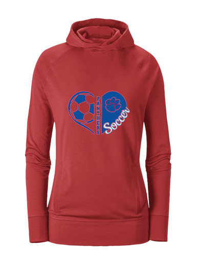Hermitage Panthers Heart Soccer Women's Hoodie