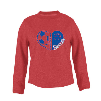 Hermitage Panthers Heart Soccer Women's Sweatshirt