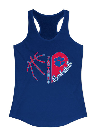 Hermitage Panthers Heart Basketball Women's Tank Top