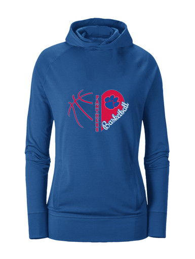 Hermitage Panthers Heart Basketball Women's Hoodie