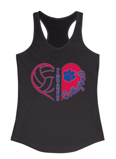 Hermitage Panthers Heart Volleyball Women's Tank Top
