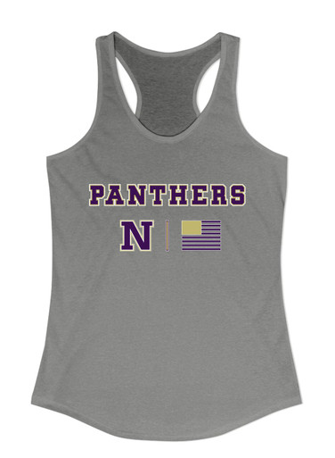 Navarro Panthers N Script Team Colors Flag Women's Tank Top