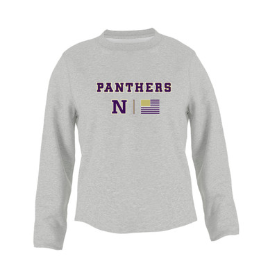 Navarro Panthers N Script Team Colors Flag Women's Sweatshirt