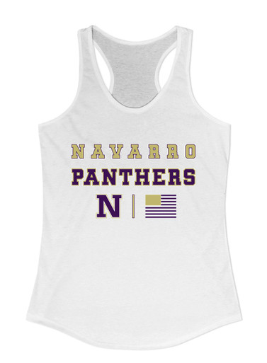 Navarro Panthers N Script Spirit Flag Women's Tank Top