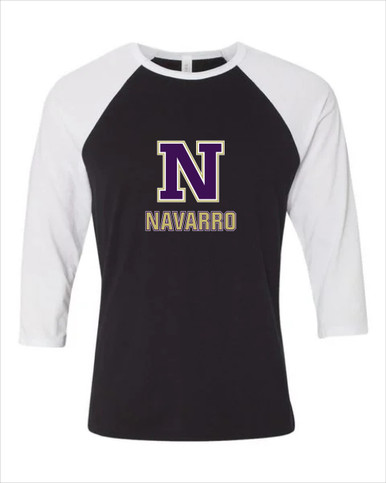 Navarro Panthers N Script Mascot #2 Men's Baseball T-Shirt