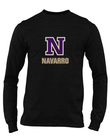 Navarro Panthers N Script Mascot #2 Men's Premium LS T-Shirt