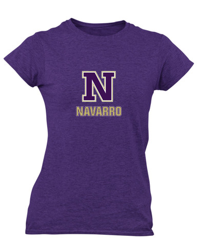Navarro Panthers N Script Mascot #2 Women's Premium SS T-Shirt