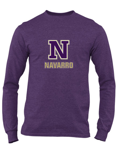 Navarro Panthers N Script Mascot #2 Men's LS T-Shirt