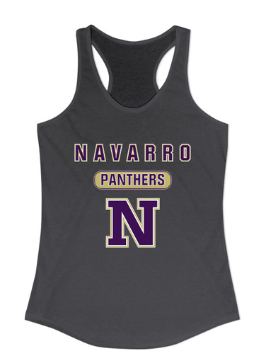 Navarro Panthers N Script Mascot #3 Women's Tank Top