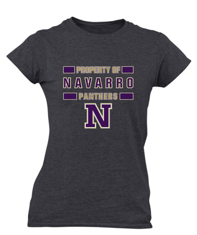 Navarro Panthers N Script Property Of Women's SS T-Shirt
