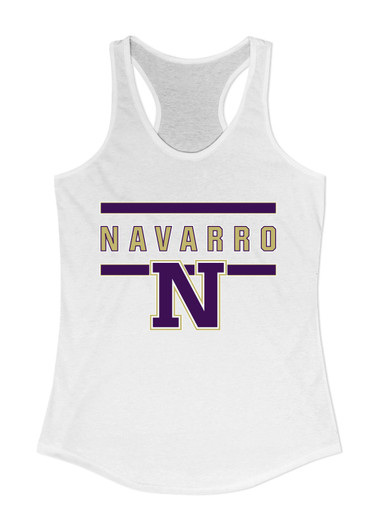 Navarro Panthers N Script Mascot #4 Women's Tank Top