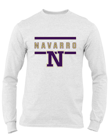 Navarro Panthers N Script Mascot #4 Men's Premium LS T-Shirt