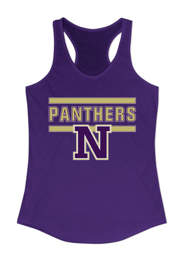 Navarro Panthers N Script Mascot #5 Women's Tank Top