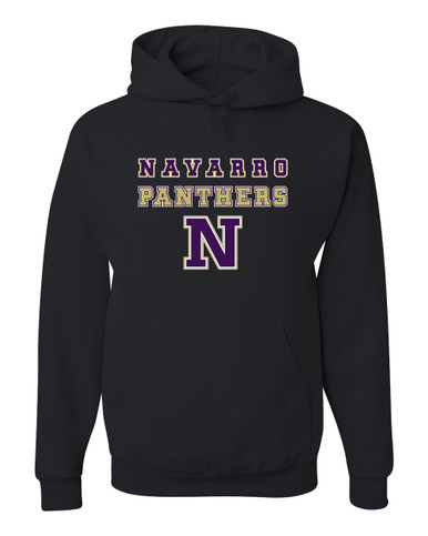 Navarro Panthers N Script Spirit Men's Premium Hoodie