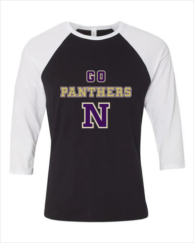 Navarro Panthers N Script Go Team Women's Baseball T-Shirt