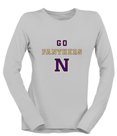 Navarro Panthers N Script Go Team Women's LS T-Shirt