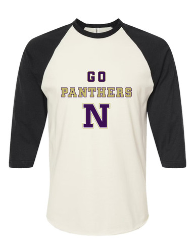 Navarro Panthers N Script Go Team Men's Baseball T-Shirt