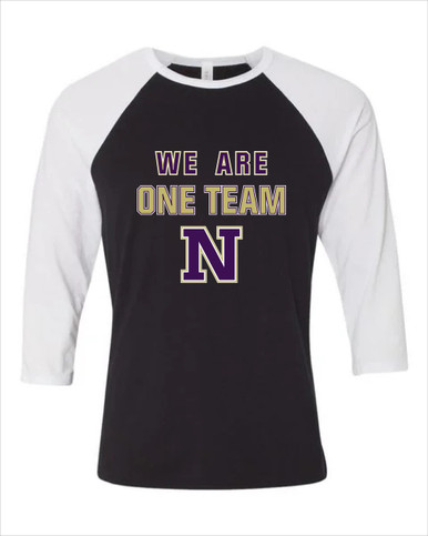 Navarro Panthers N Script We Are One Team Men's Baseball T-Shirt