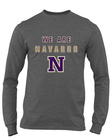 Navarro Panthers N Script We Are Men's Premium LS T-Shirt