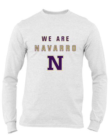 Navarro Panthers N Script We Are Men's LS T-Shirt