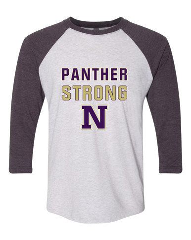 Navarro Panthers N Script Strong #2 Women's Baseball T-Shirt