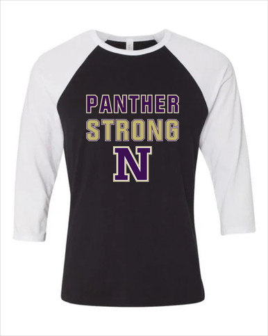 Navarro Panthers N Script Strong #2 Men's Baseball T-Shirt