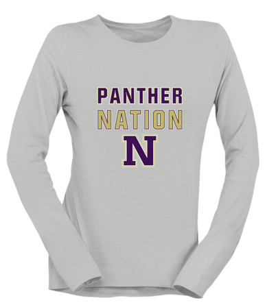 Navarro Panthers N Script Nation #2 Women's Premium LS T-Shirt